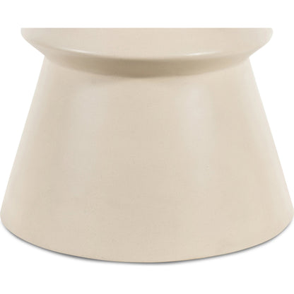 Lina End Table by Four Hands. Made from concrete in a modern style.