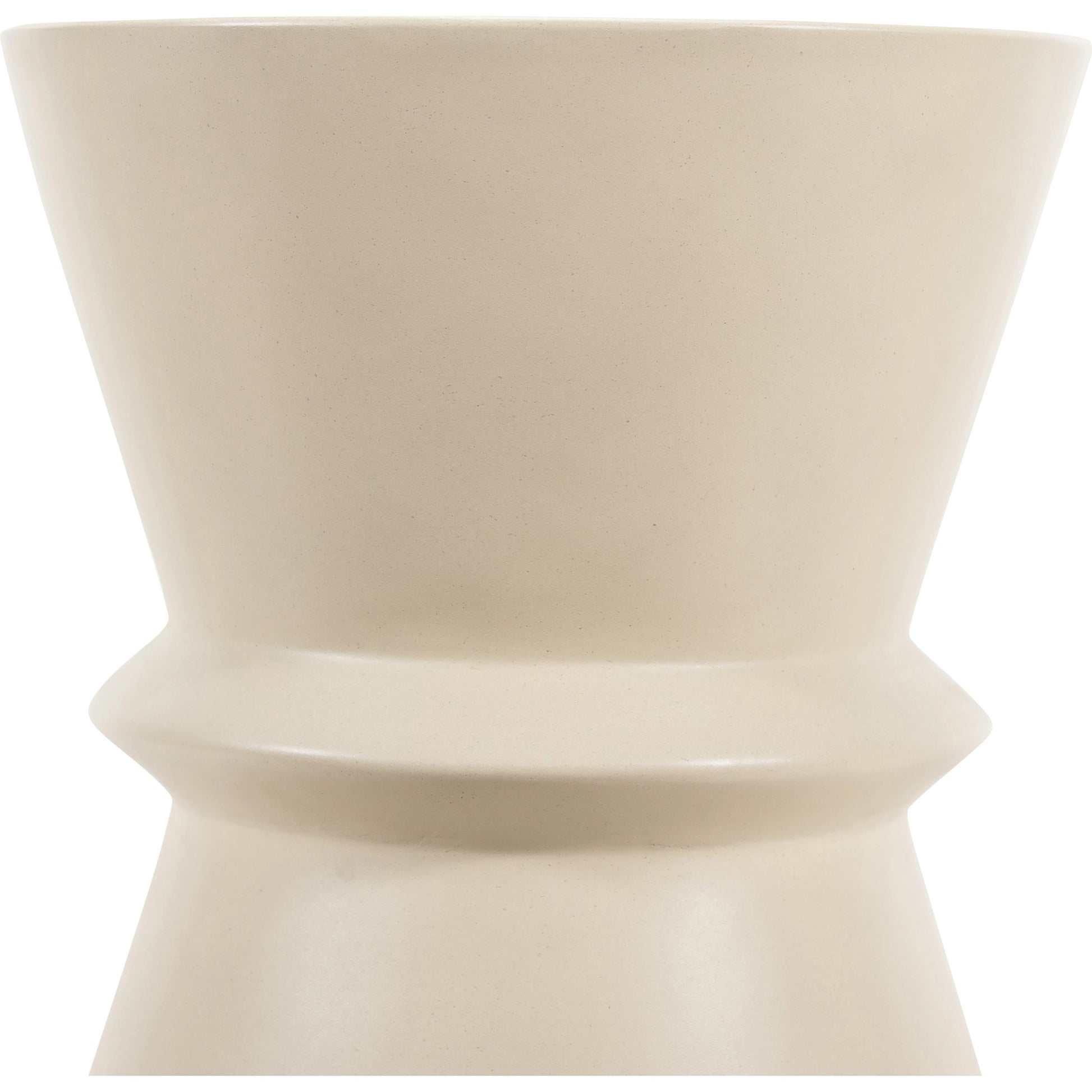Lina End Table by Four Hands. Made from concrete in a modern style.