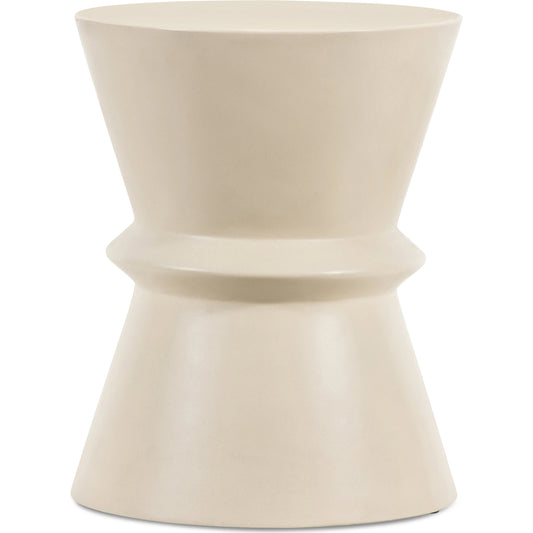 Lina End Table by Four Hands. Made from concrete in a modern style.