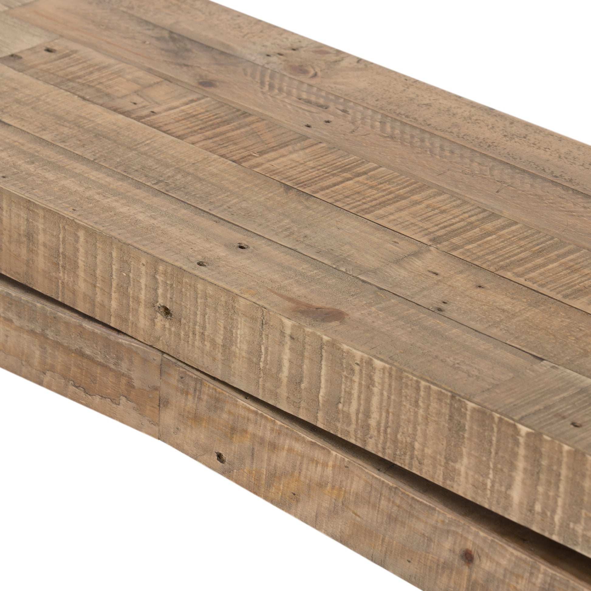 Matthes Reclaimed Pine Console Table by Four Hands. Made from solid reclaimed pine in a rustic style.