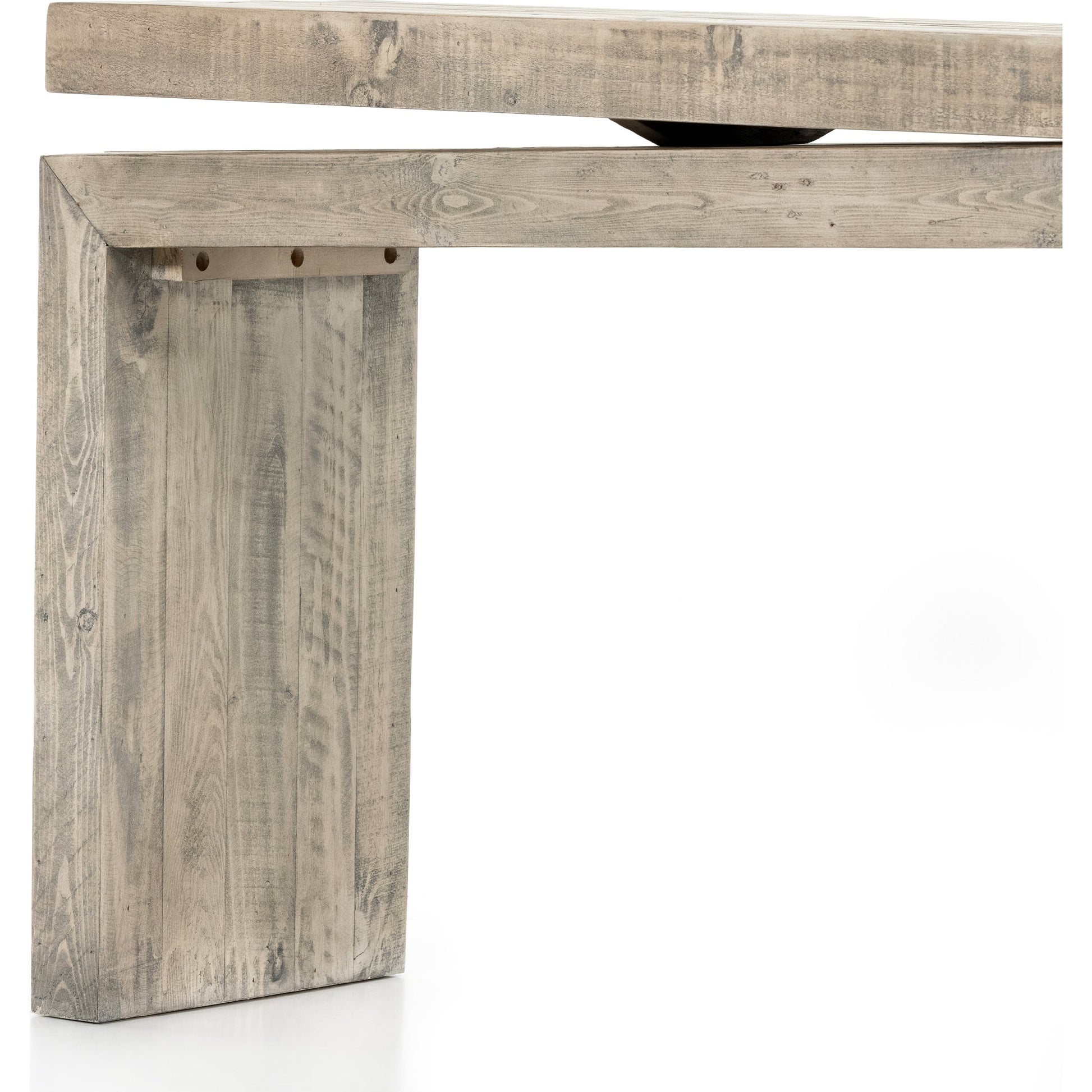 Matthes Reclaimed Pine Console Table by Four Hands. Made from solid reclaimed pine in a rustic style.
