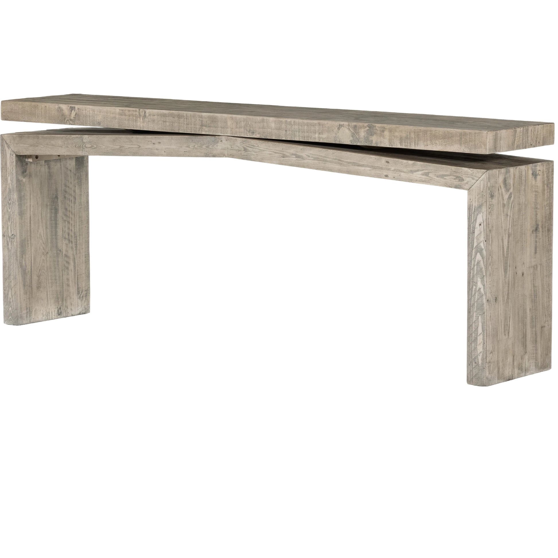 Matthes Reclaimed Pine Console Table by Four Hands. Made from solid reclaimed pine in a rustic style.