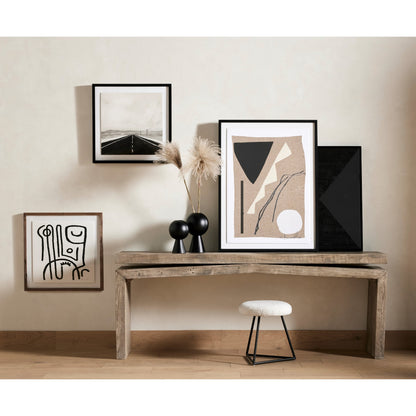 Matthes Reclaimed Pine Console Table by Four Hands. Made from solid reclaimed pine in a rustic style.