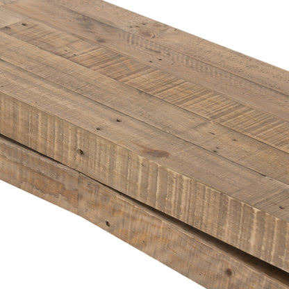 Matthes Reclaimed Pine Console Table by Four Hands. Made from solid reclaimed pine in a rustic style.