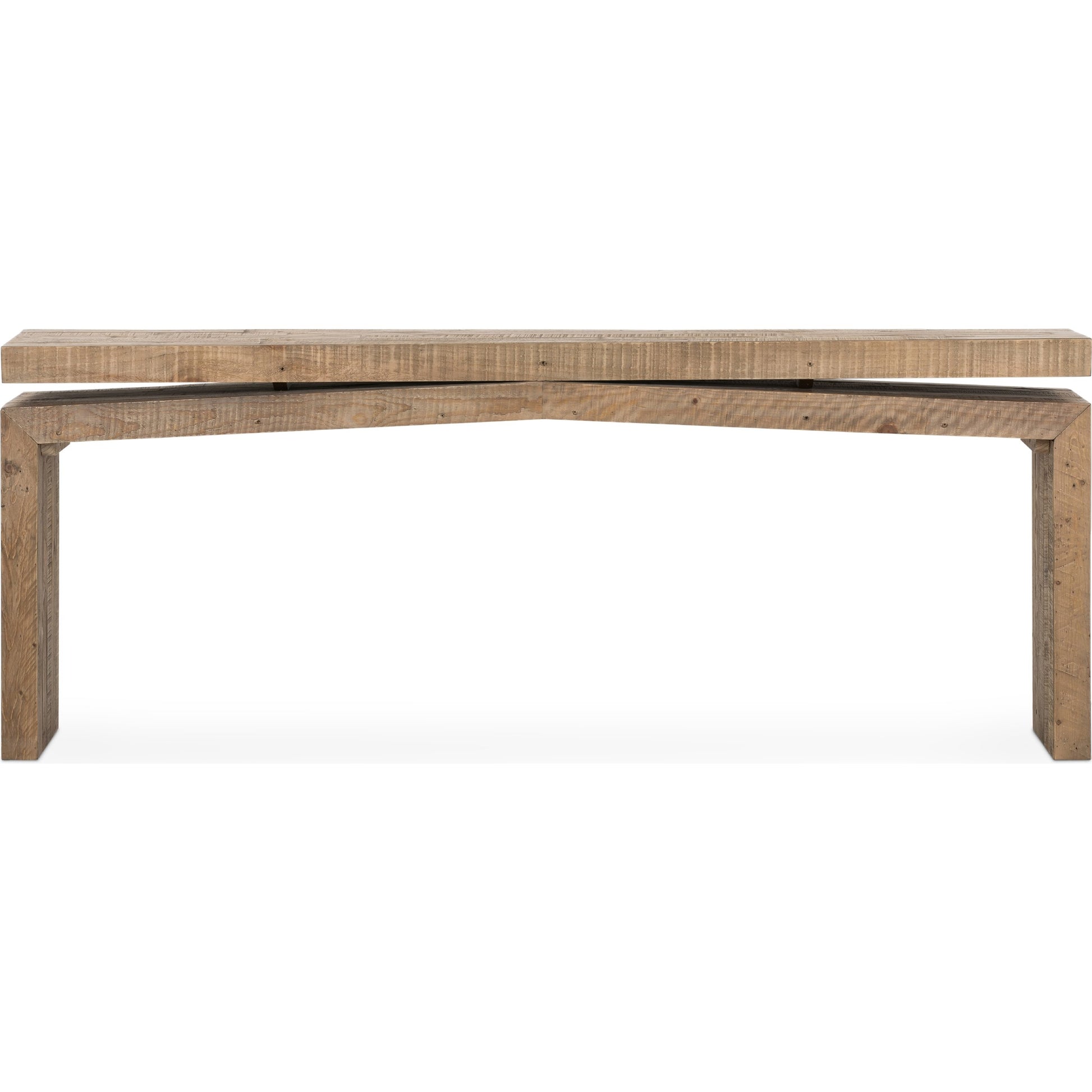 Matthes Reclaimed Pine Console Table by Four Hands. Made from solid reclaimed pine in a rustic style.