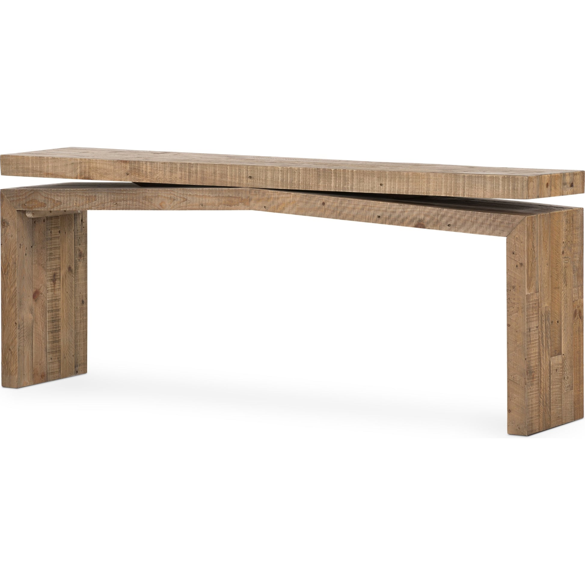 Matthes Reclaimed Pine Console Table by Four Hands. Made from solid reclaimed pine in a rustic style.