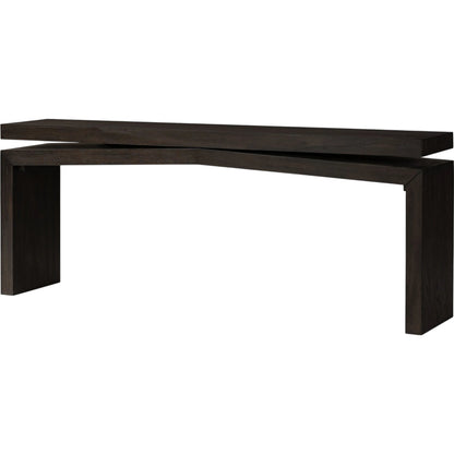 Matthes Oak Console Table by Four Hands. Made from thick oak veneer, oak plywood in a modern style.