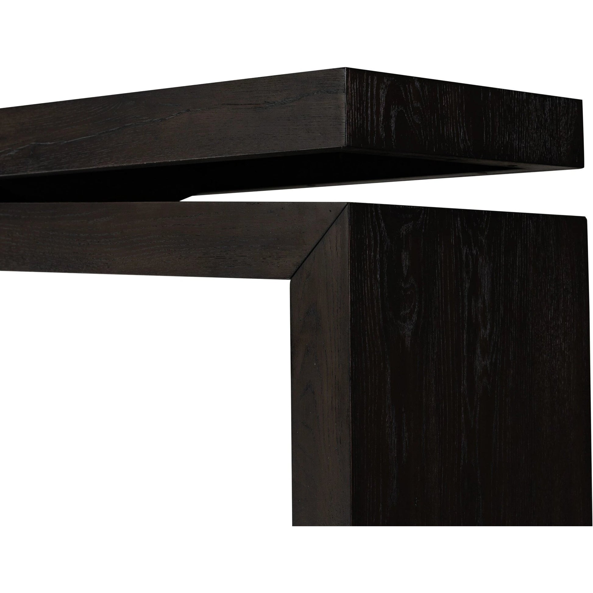 Matthes Oak Console Table by Four Hands. Made from thick oak veneer, oak plywood in a modern style.
