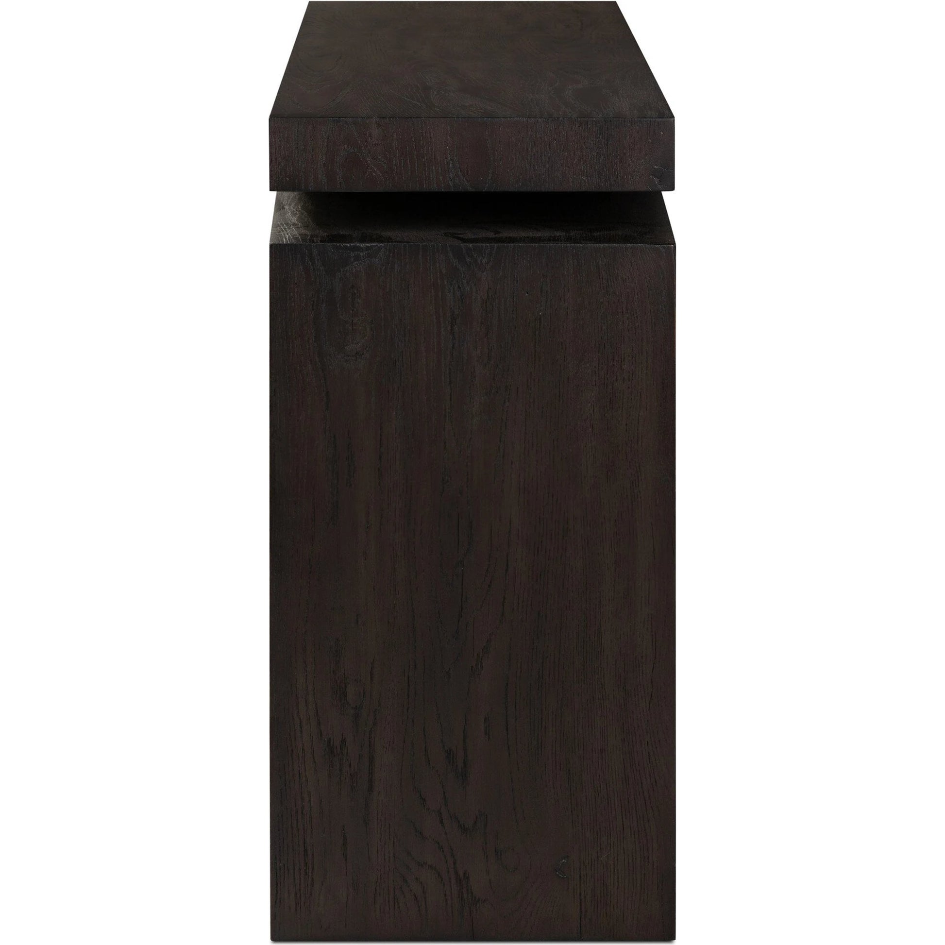 Matthes Oak Console Table by Four Hands. Made from thick oak veneer, oak plywood in a modern style.