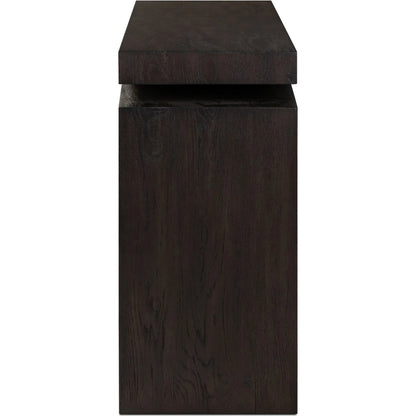 Matthes Oak Console Table by Four Hands. Made from thick oak veneer, oak plywood in a modern style.