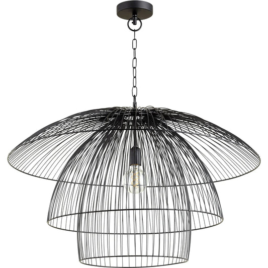 Canopy Pendant by Cyan Design in matte black. Made from iron in a modern style.