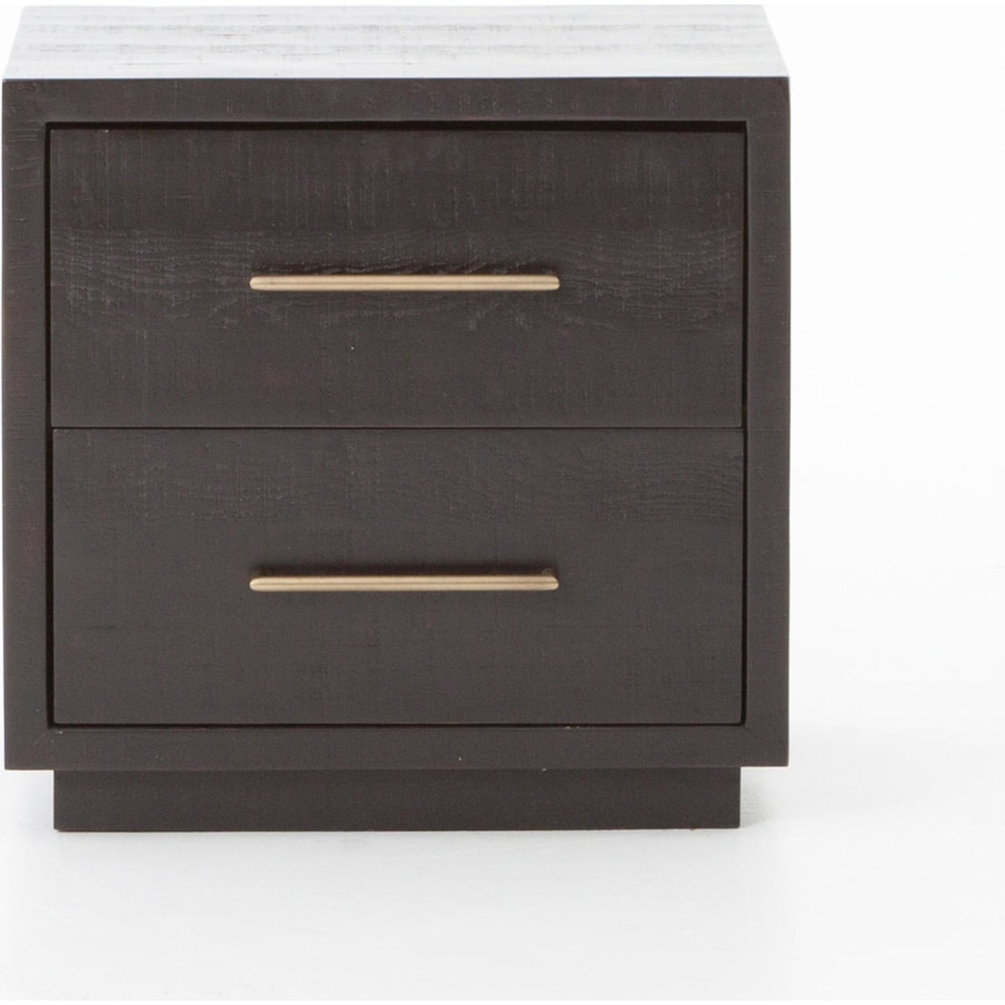 003 SI-1901256 | Additional Silo | Suki Nightstand by Four Hands in burnished black, brass (alexa hardware) and burnished black. Made from resawn mixed wood in a modern style.