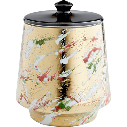 Ardent Splash Container by Cyan Design in multi-color glaze. Made from ceramic in a modern style.