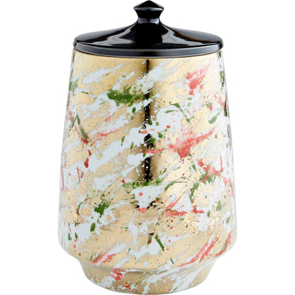 Ardent Splash Container by Cyan Design in multi-color glaze. Made from ceramic in a modern style.