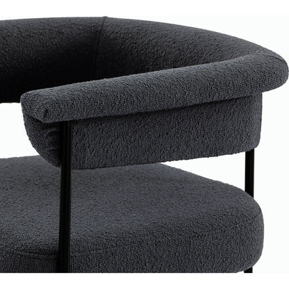 Carrie Bar Stool by Four Hands in matte black. Made from unique in a transitional style.