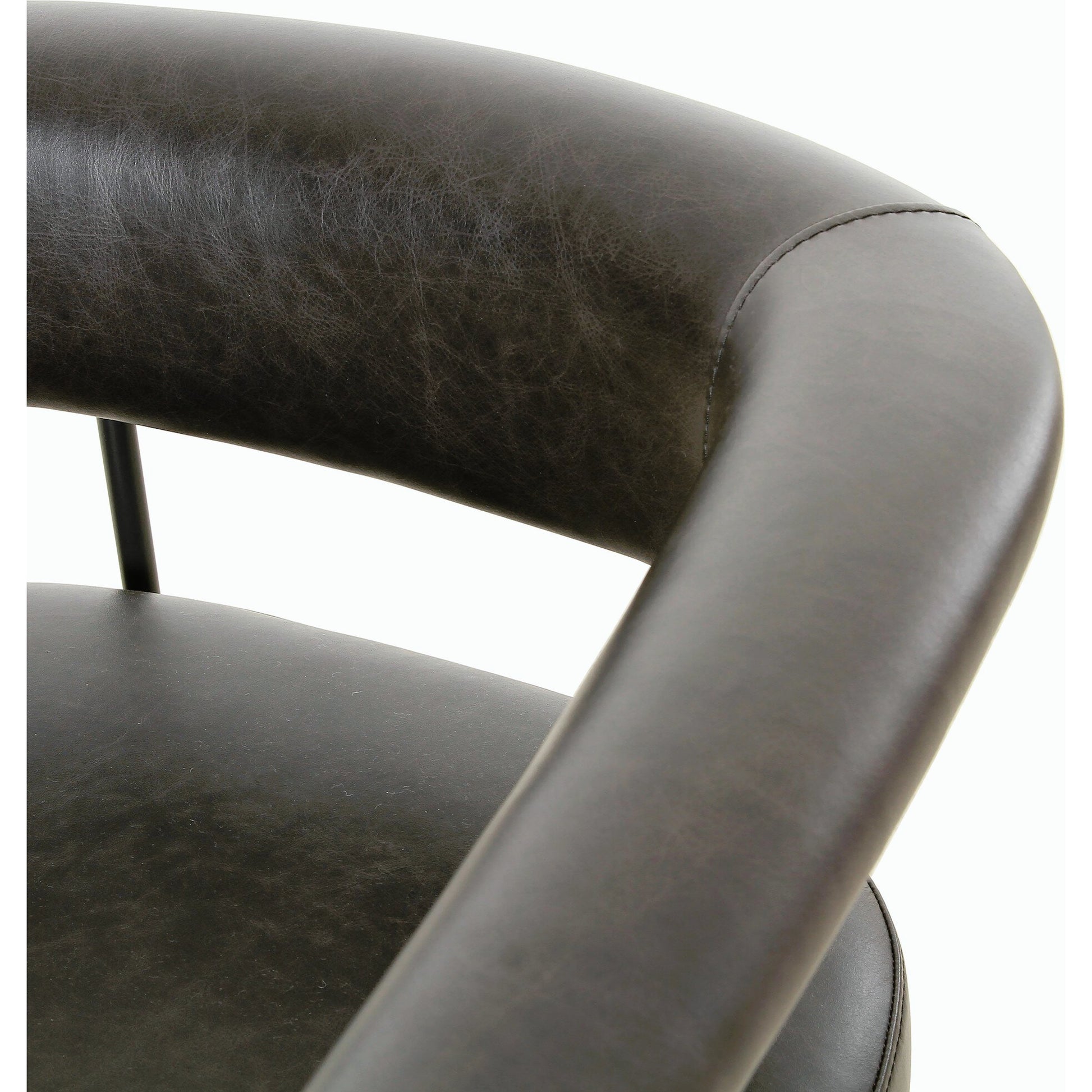 Carrie Bar Stool by Four Hands in matte black. Made from unique in a transitional style.