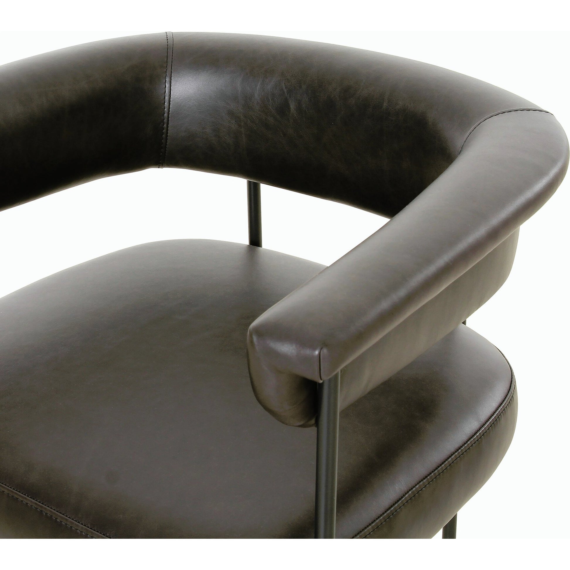 Carrie Counter Stool by Four Hands in matte black. Made from unique in a transitional style.