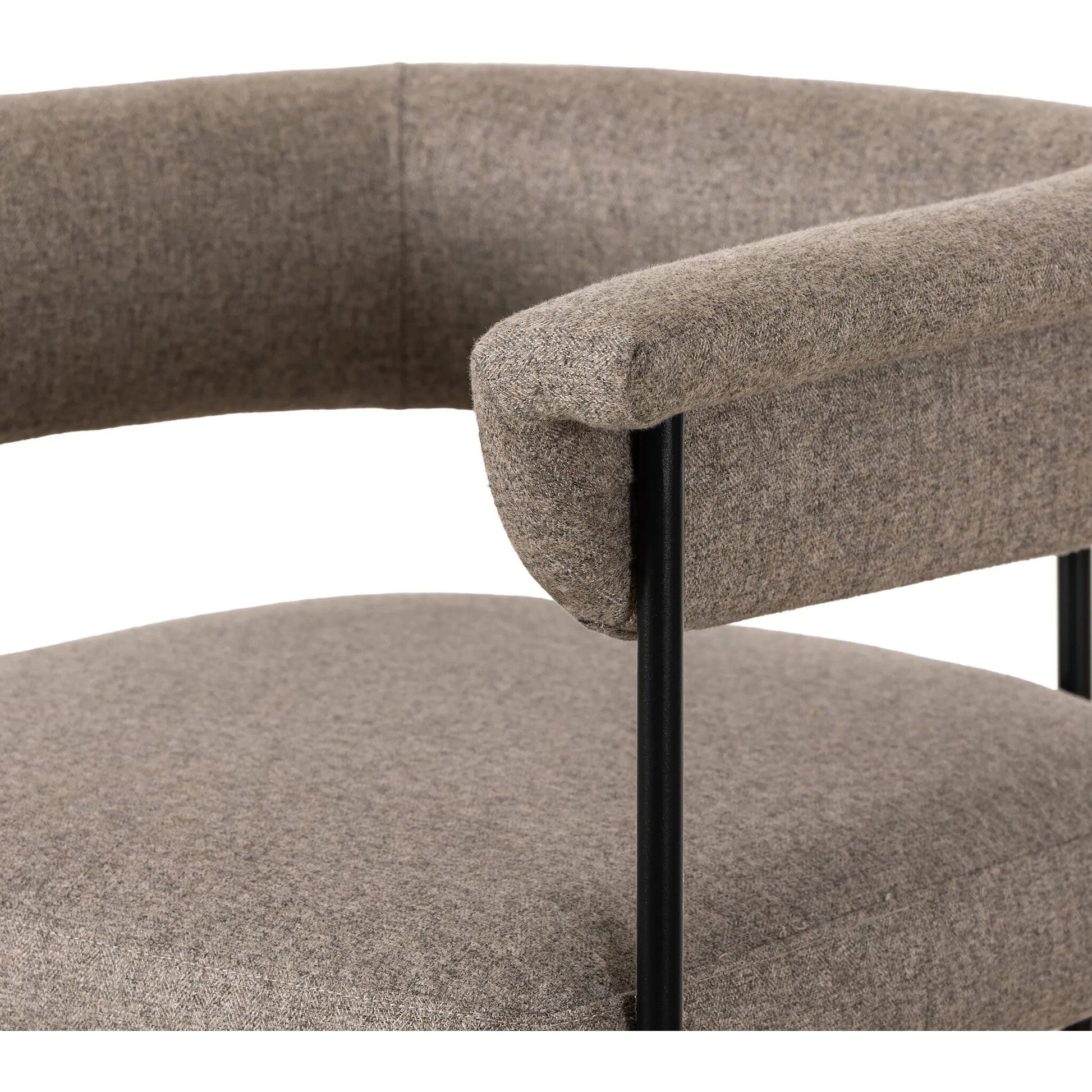 Carrie Counter Stool by Four Hands in matte black. Made from unique in a transitional style.