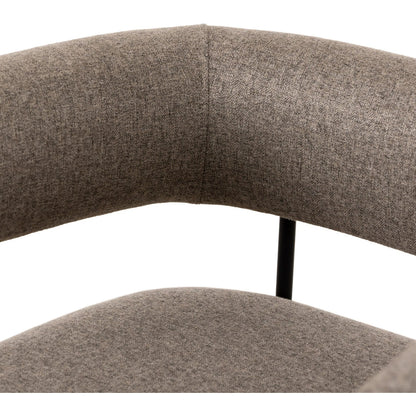 Carrie Counter Stool by Four Hands in matte black. Made from unique in a transitional style.