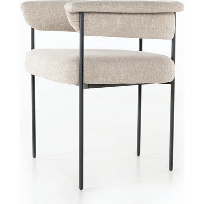 Carrie Dining Chair by Four Hands in sonoma black, matte black. Made from unique in a modern style.