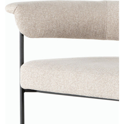 Carrie Dining Chair by Four Hands in sonoma black, matte black. Made from unique in a modern style.