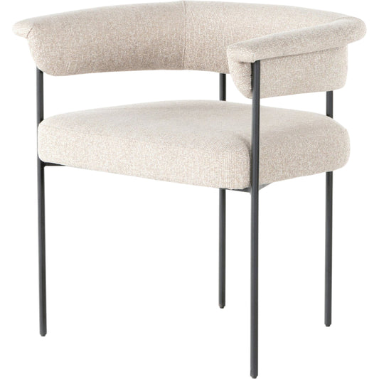 Carrie Dining Chair by Four Hands in sonoma black, matte black. Made from unique in a modern style.