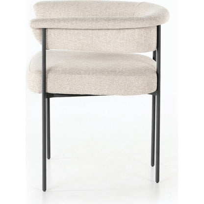 Carrie Dining Chair by Four Hands in sonoma black, matte black. Made from unique in a modern style.