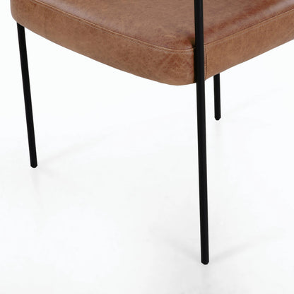 Carrie Dining Chair by Four Hands in sonoma black, matte black. Made from unique in a modern style.