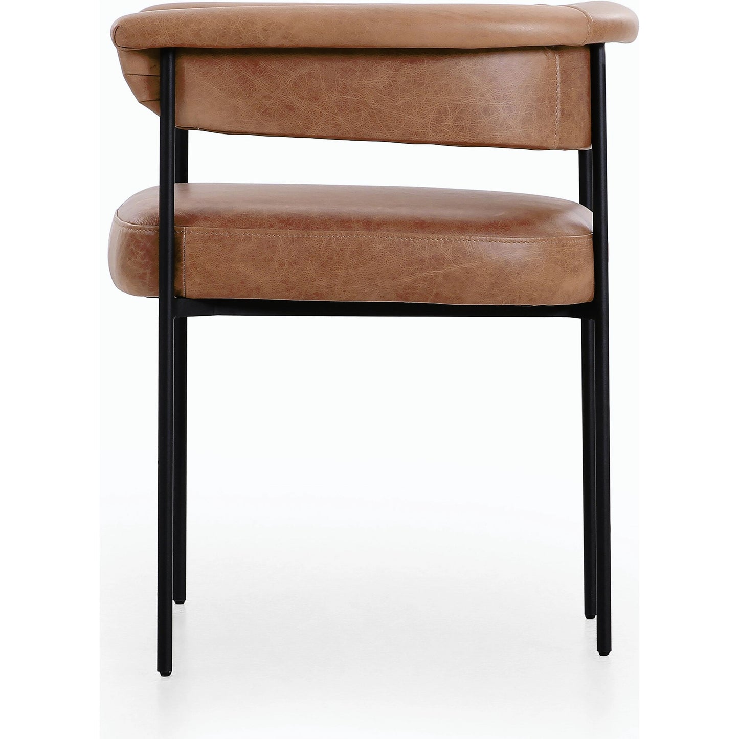 056 SI-1980288 | Additional Silo | Carrie Dining Chair by Four Hands in sonoma black, matte black. Made from unique in a modern style.