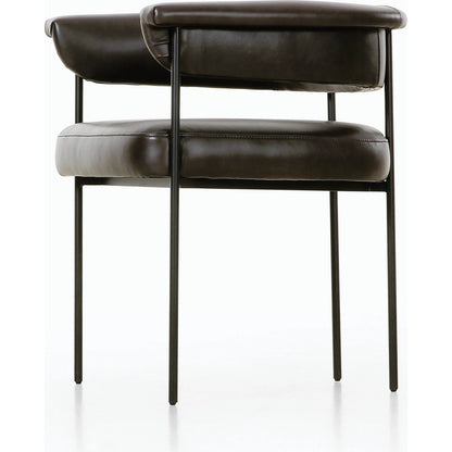 Carrie Dining Chair by Four Hands in sonoma black, matte black. Made from unique in a modern style.