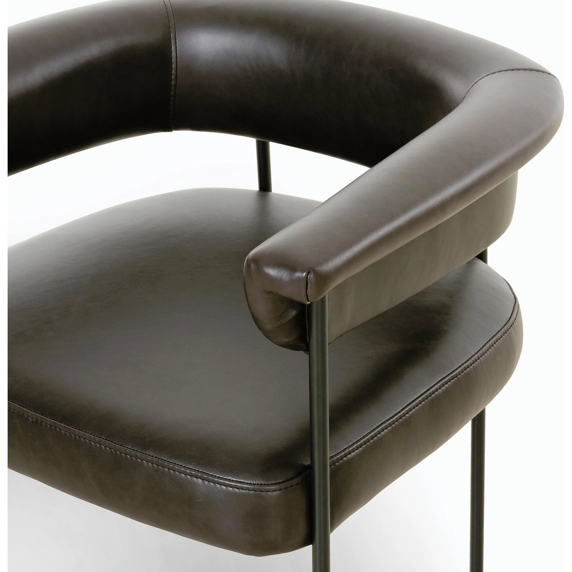 Carrie Dining Chair by Four Hands in sonoma black, matte black. Made from unique in a modern style.
