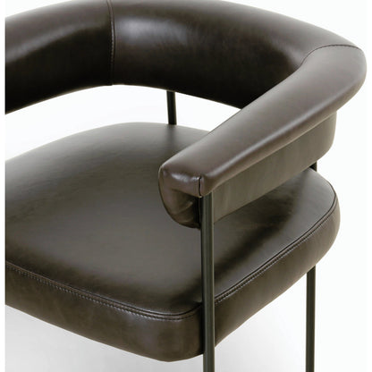 Carrie Dining Chair by Four Hands in sonoma black, matte black. Made from unique in a modern style.