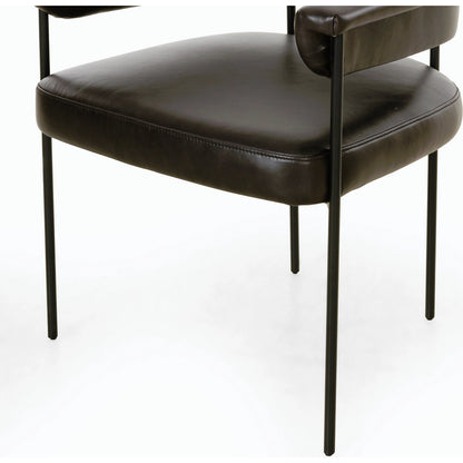 Carrie Dining Chair by Four Hands in sonoma black, matte black. Made from unique in a modern style.
