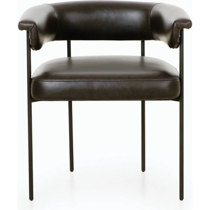 Carrie Dining Chair by Four Hands in sonoma black, matte black. Made from unique in a modern style.