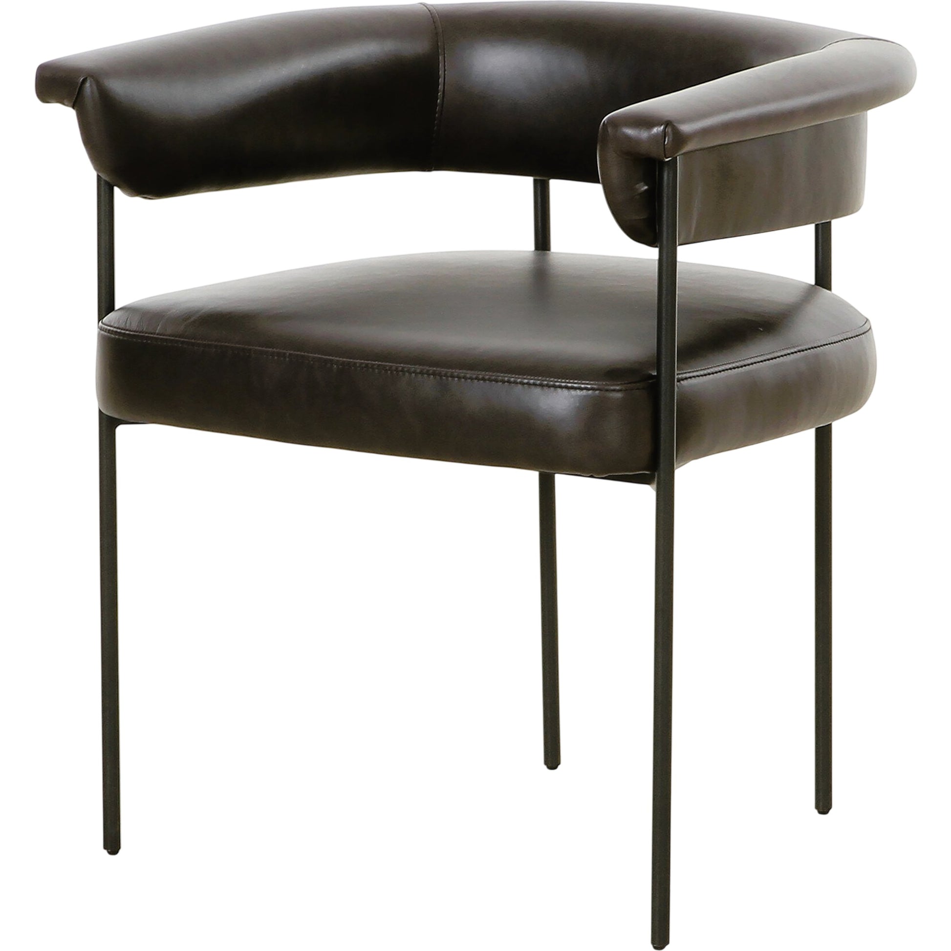 Carrie Dining Chair by Four Hands in sonoma black, matte black. Made from unique in a modern style.
