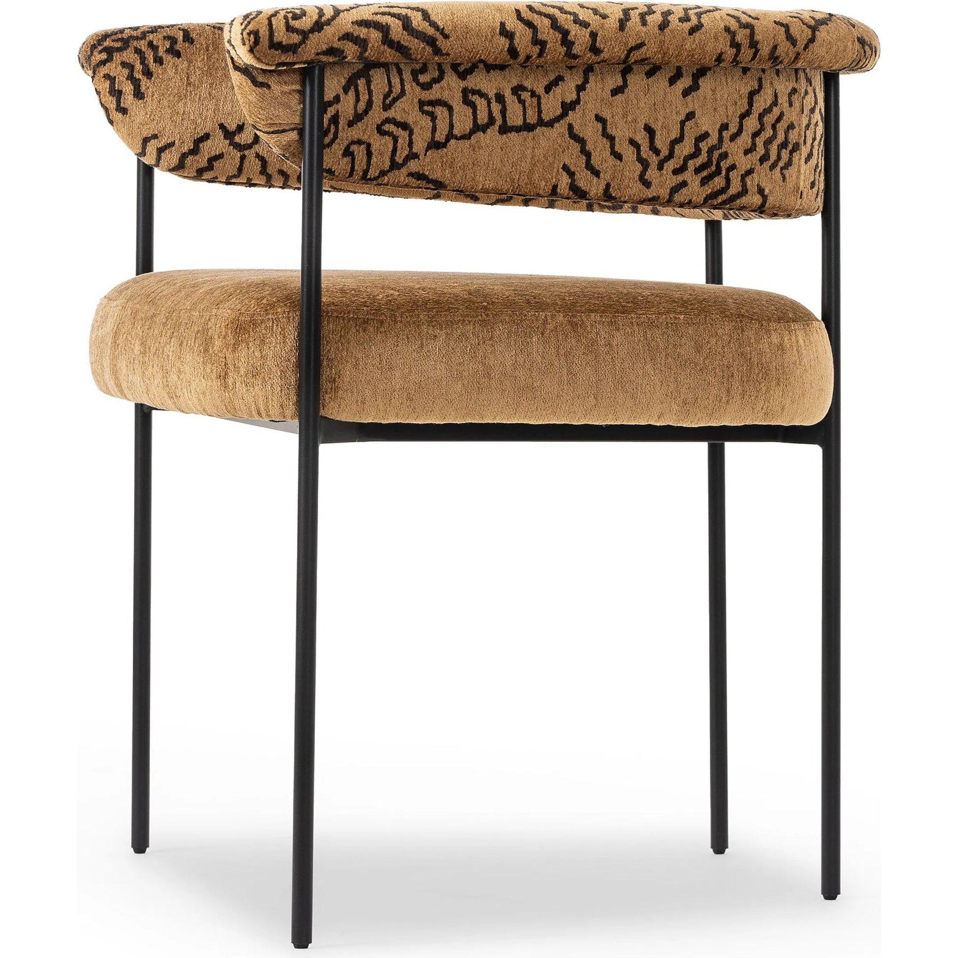 Carrie Dining Chair by Four Hands in sonoma black, matte black. Made from unique in a modern style.