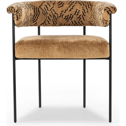 Carrie Dining Chair by Four Hands in sonoma black, matte black. Made from unique in a modern style.
