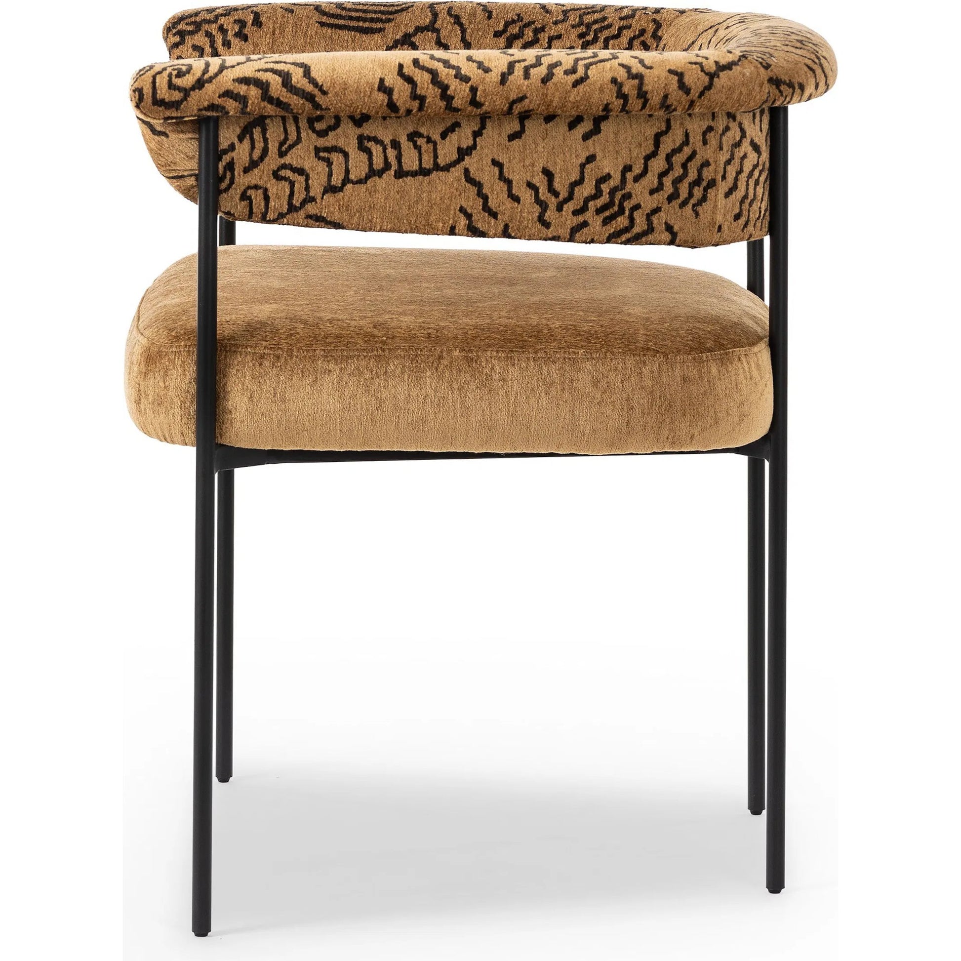 Carrie Dining Chair by Four Hands in sonoma black, matte black. Made from unique in a modern style.