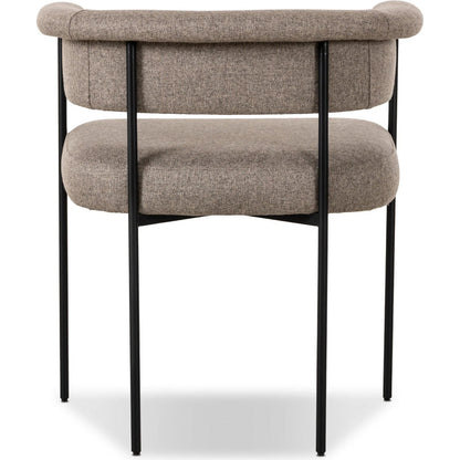 Carrie Dining Chair by Four Hands in sonoma black, matte black. Made from unique in a modern style.