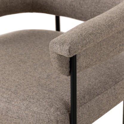Carrie Dining Chair by Four Hands in sonoma black, matte black. Made from unique in a modern style.