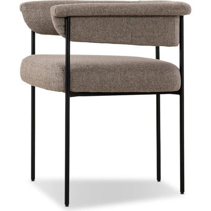 Carrie Dining Chair by Four Hands in sonoma black, matte black. Made from unique in a modern style.