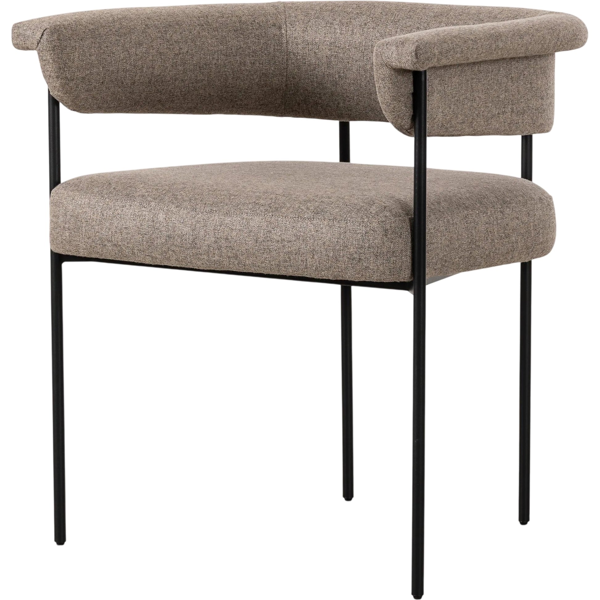 Carrie Dining Chair by Four Hands in sonoma black, matte black. Made from unique in a modern style.