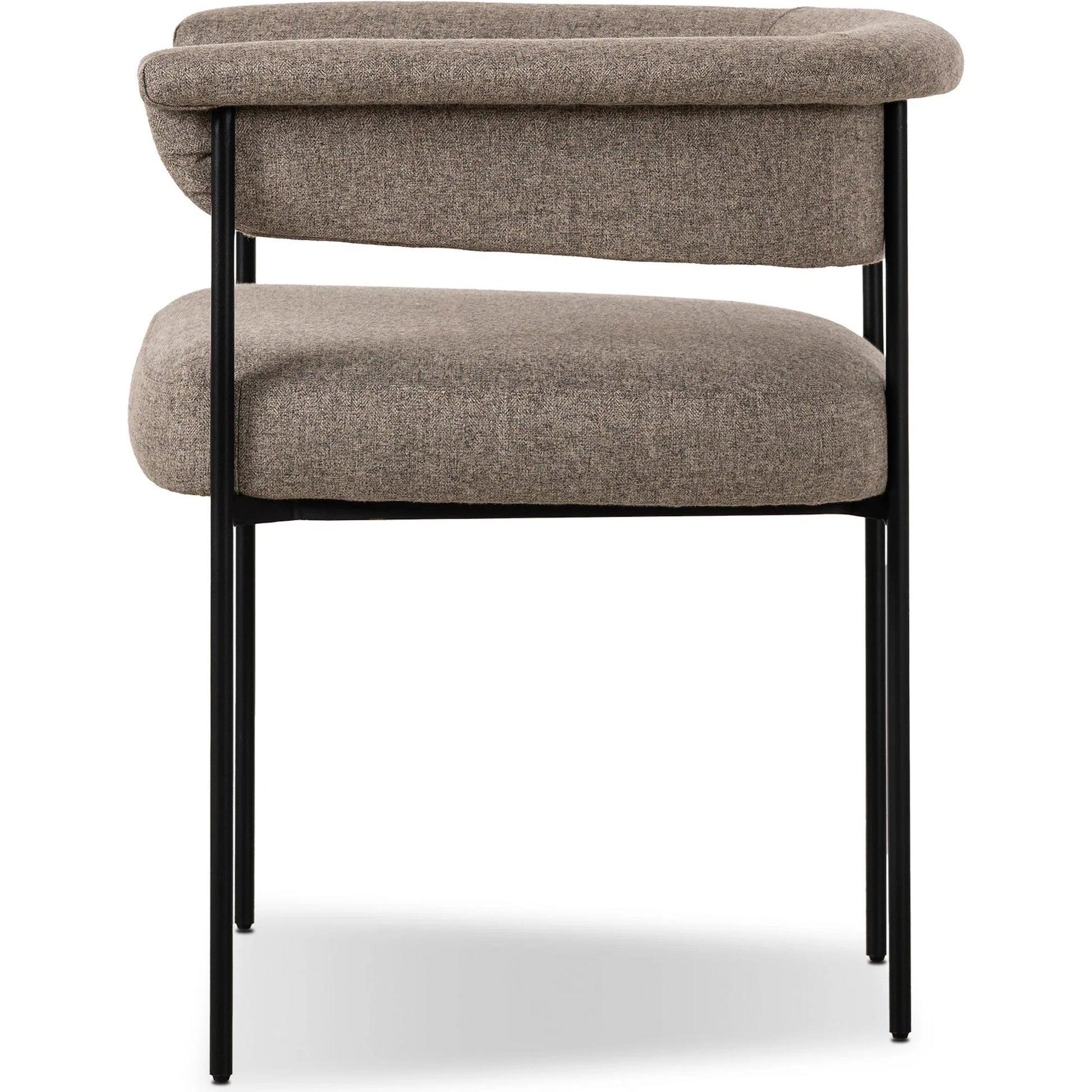 Carrie Dining Chair by Four Hands in sonoma black, matte black. Made from unique in a modern style.