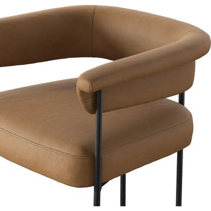 Carrie Dining Chair by Four Hands in sonoma black, matte black. Made from unique in a modern style.