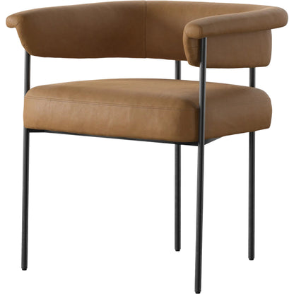 Carrie Dining Chair by Four Hands in sonoma black, matte black. Made from unique in a modern style.