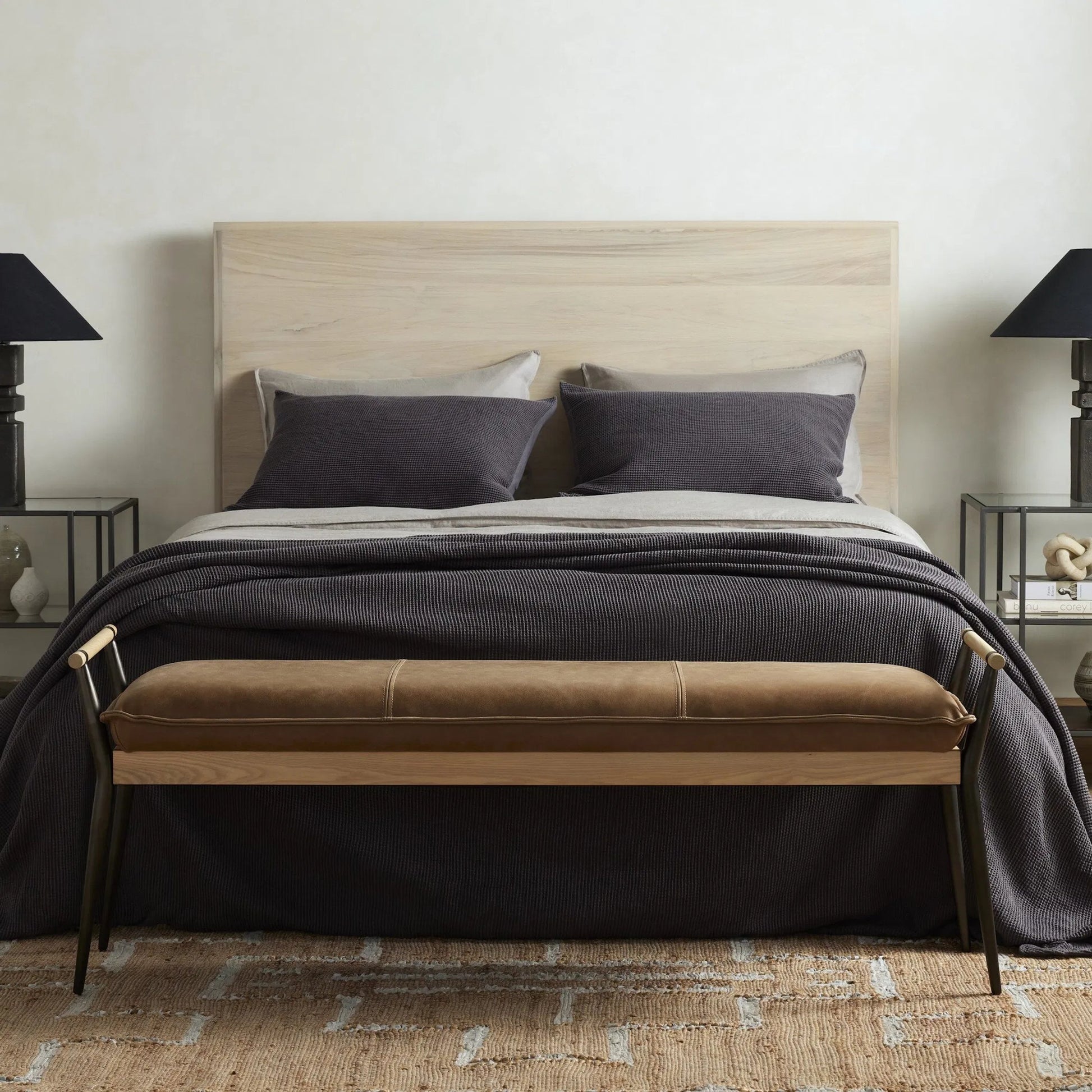 Charlotte Bench by Four Hands. Made from unique in a modern style.