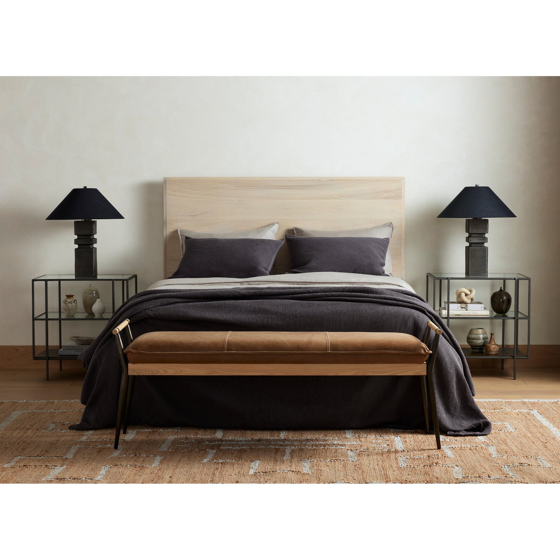 Charlotte Bench by Four Hands. Made from unique in a modern style.