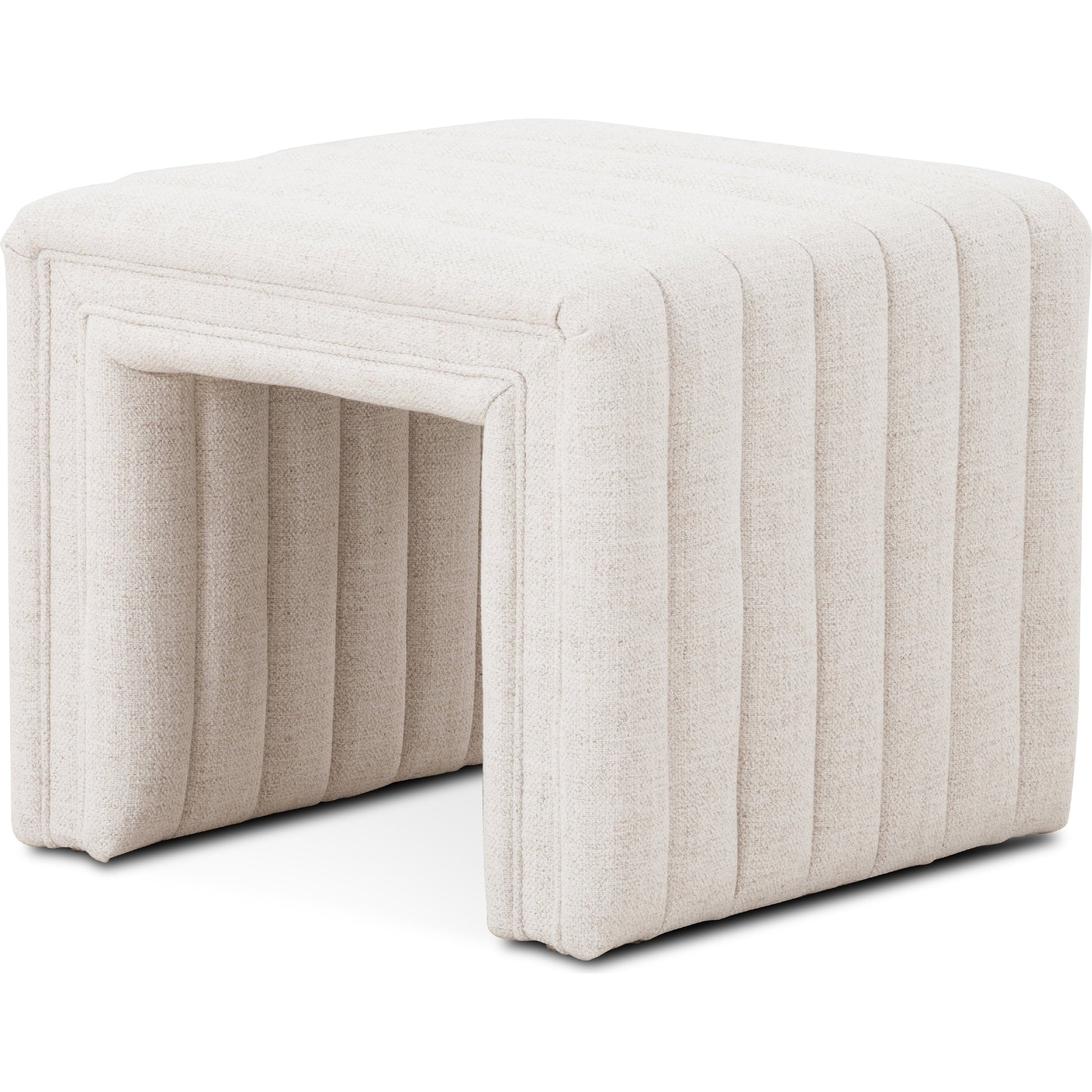 Augustine Ottoman by Four Hands. Made from unique in a modern style.