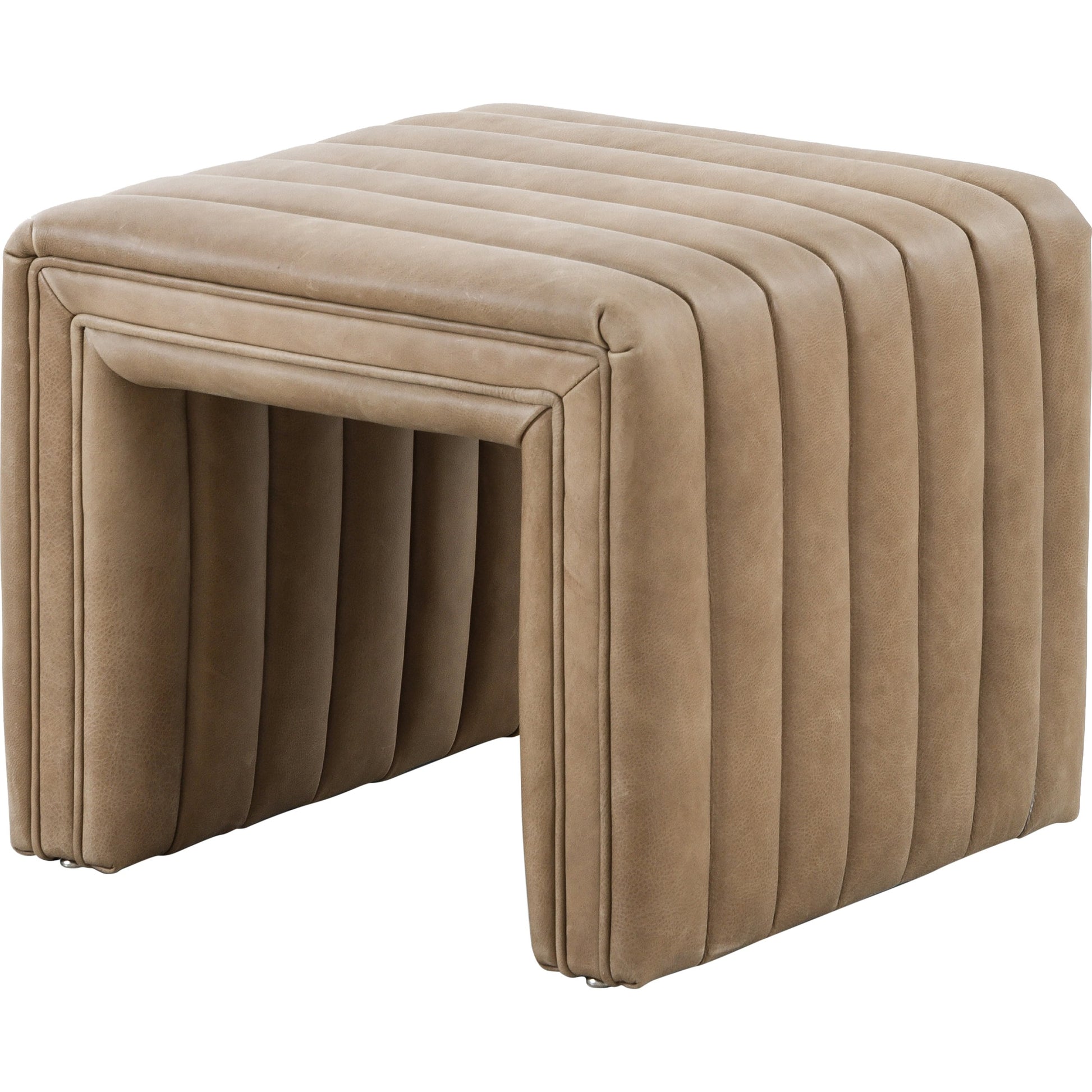 Augustine Ottoman by Four Hands. Made from unique in a modern style.