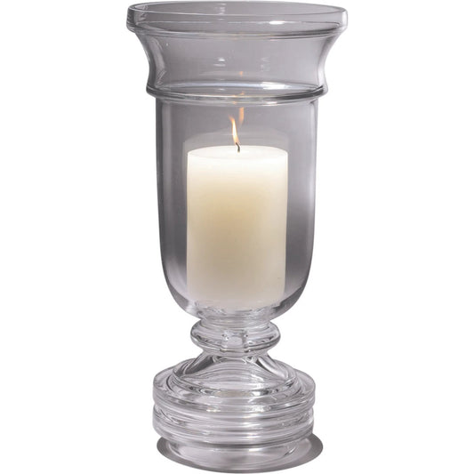 Massive Pillar Hurricane by Global Views. Made from glass in a transitional style.